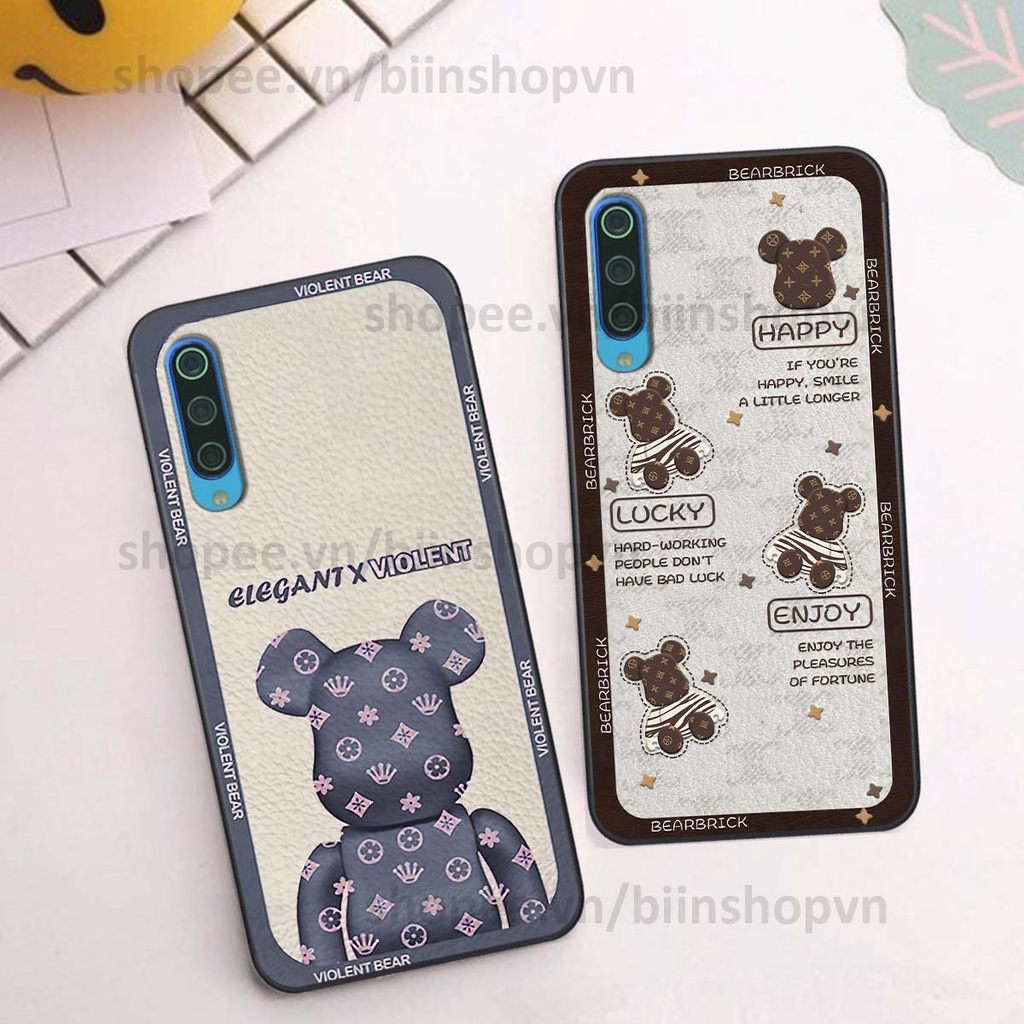 Ốp Xiaomi Mi 9 SE hình gấu bear brick đẹp độc lạ, thời trang, cá tính
