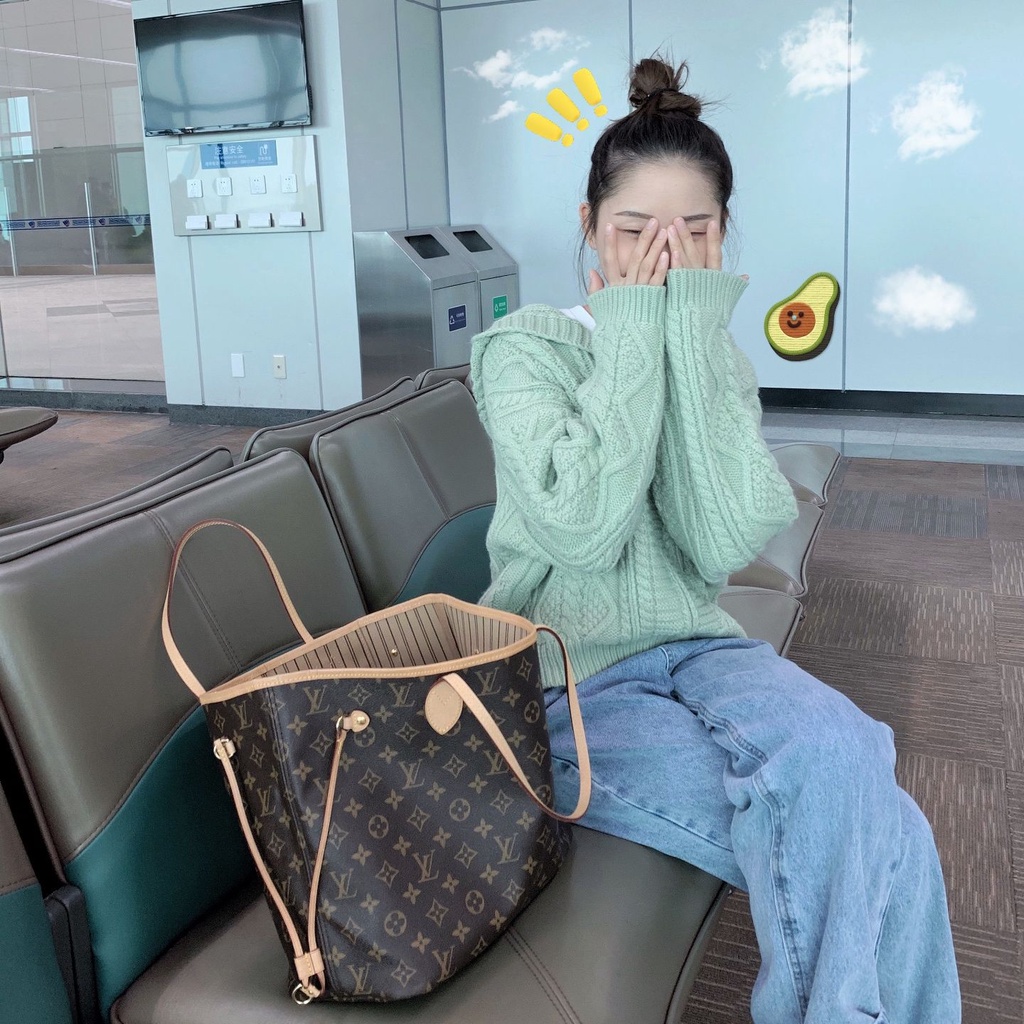 Áo Khoác Cardigan Dệt Kim Có Mũ Trùm Dáng Rộng Cho Nữ