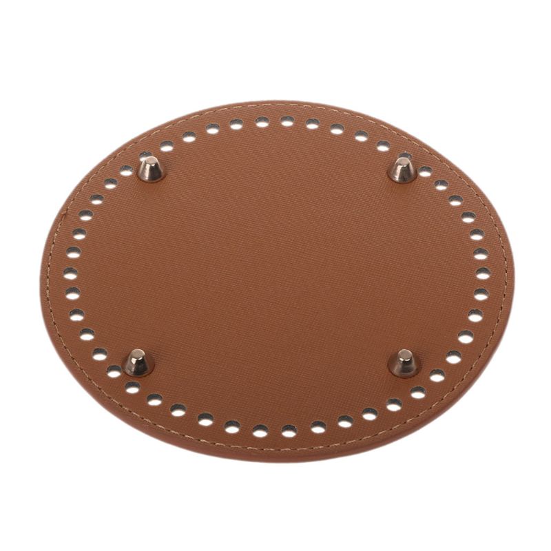 Túi Xách Da Đính Đinh Tán Đáy Tròn DIY