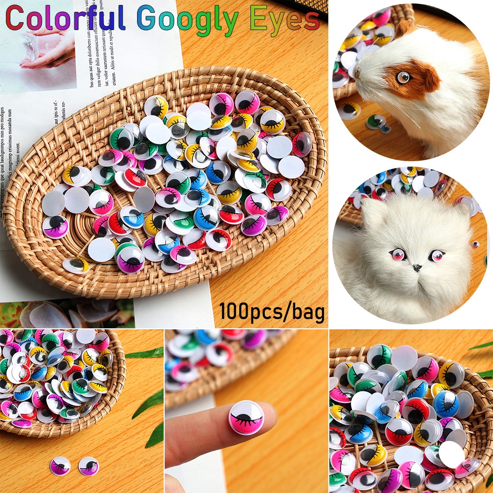 Set 100 Mắt Thú Bông Bằng Nhựa Cho Bé