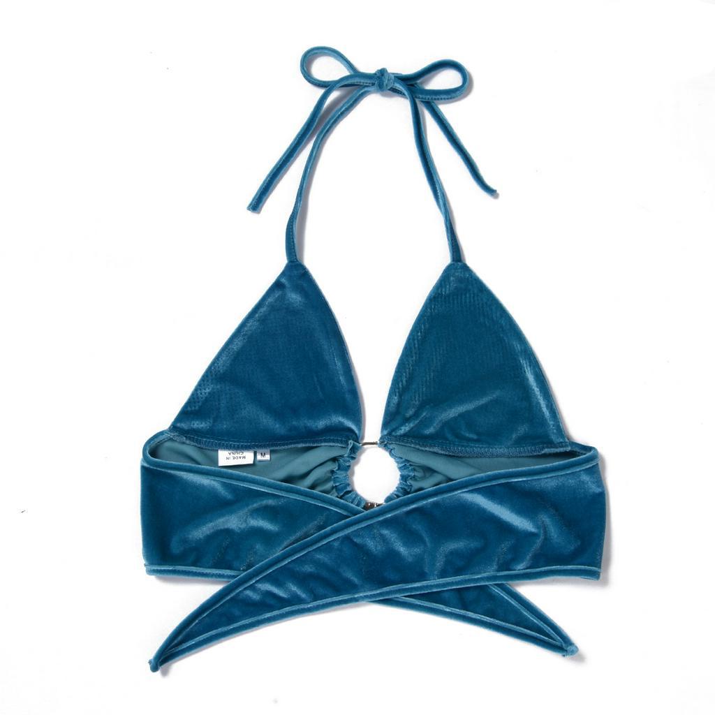 Áo Croptop Hoạ Tiết Da Báo Thiết Kế Hở Lưng Quyến Rũ