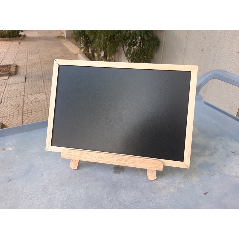 HCM | Bảng đen để bàn viết tay, Bảng đen viết tay 1 mặt A4  LUXI DECOR HCM