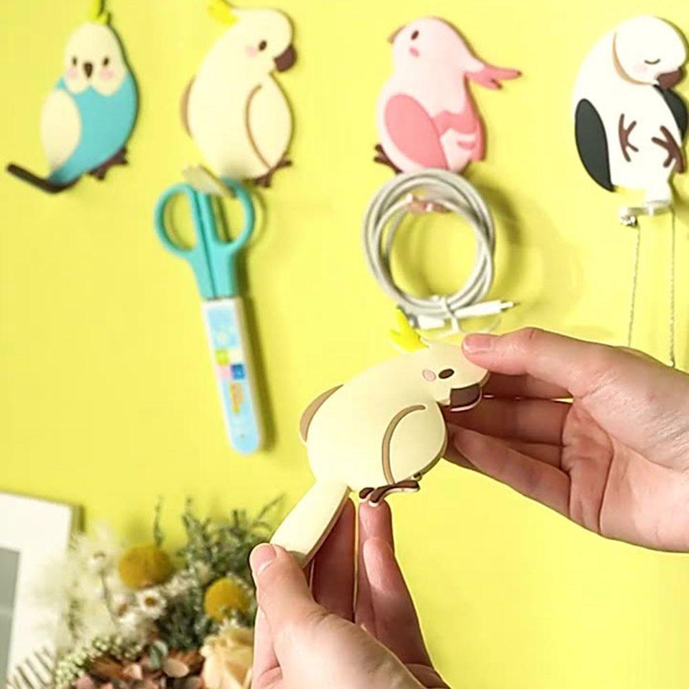 Móc Treo Đồ Dán Tường Tự Dính Hình Chú Chim Dễ Thương