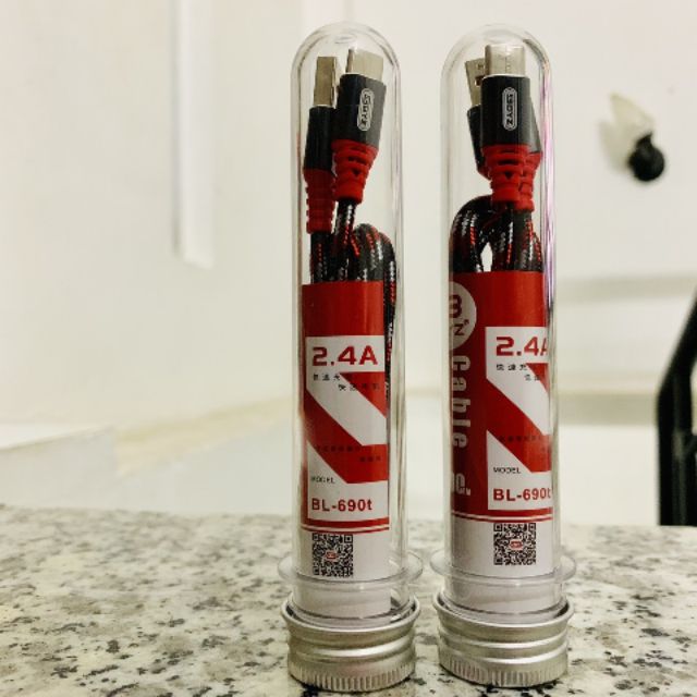 Dây sạc điện thoại chân type c bl-690t chính hãng byz