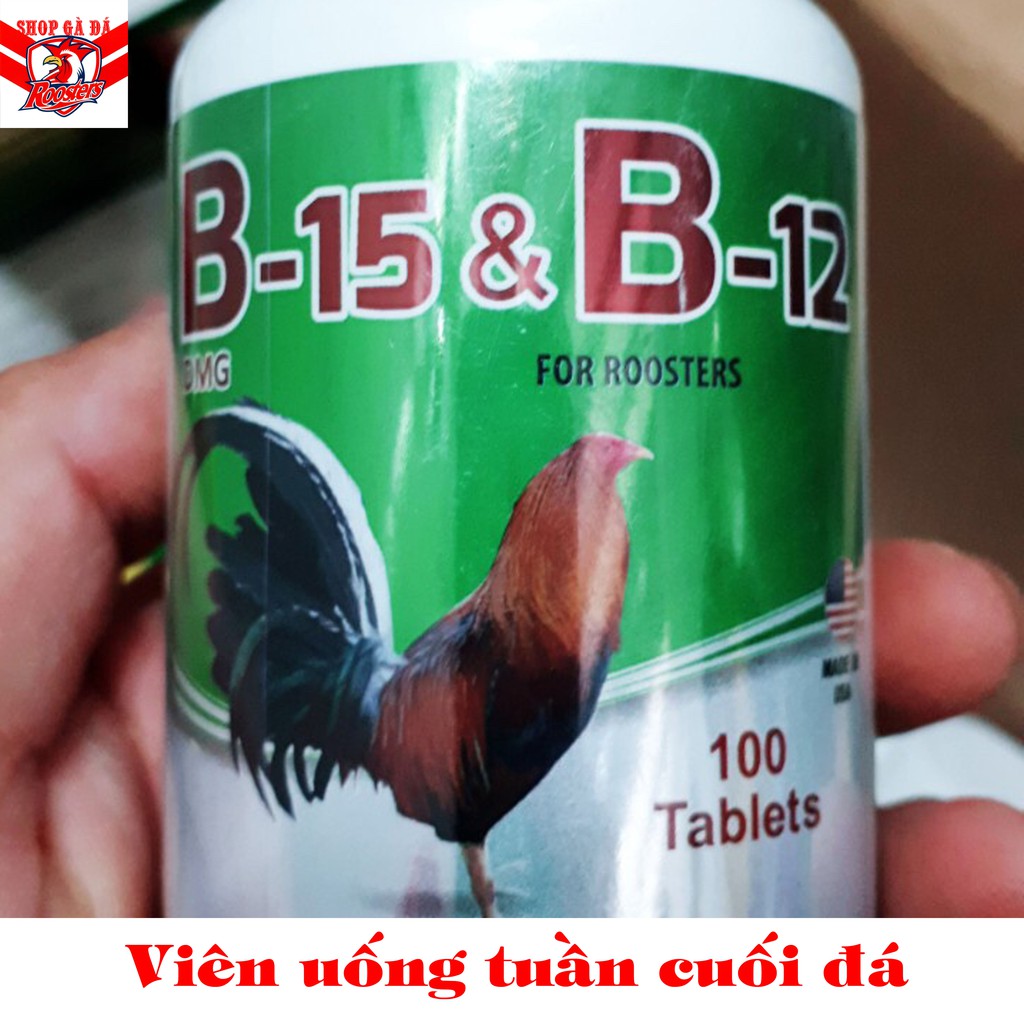 B15 B12 Dinh Dưỡng Nuôi-Cung Cấp Năng Lượng Cho Gà Đá Bo Lớn