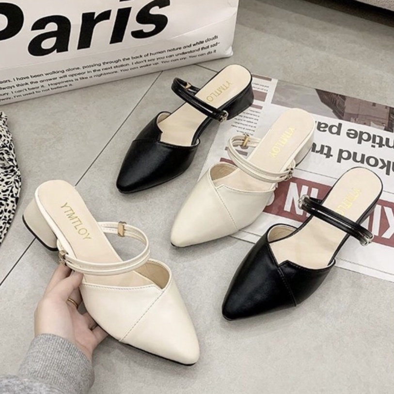 FREE SHIP Sandal nữ 2 quai đi 2 kiểu da mềm êm chân hottrend 2022