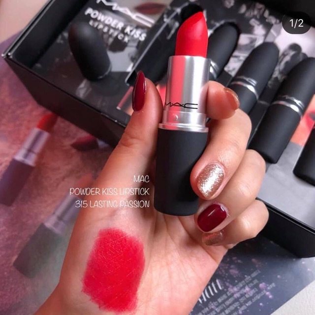 SON MAC POWDER KISS (kéo xem ảnh các màu)