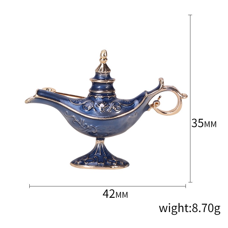 (MớI) Ghim GàI ÁO HìNh ĐèN Aladdin ThờI Trang