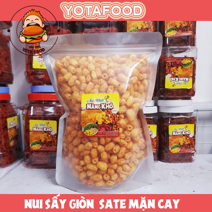 [Mã GROSALEHOT giảm 8% đơn 250K] Nui sấy giòn tẩm gia vị ( Giòn cay - đậm vị ) | Yotafood | BigBuy360 - bigbuy360.vn
