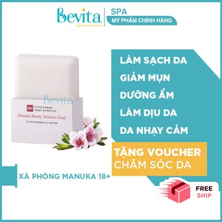 Xà phòng y tế da nhạy cảm Madeleine Ritchie 18+ Active Manuka Honey & Propolis 125g - Bevita