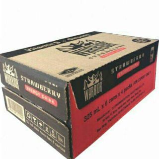 Thùng 24 Lon Nước Tăng Lực  Warrior 325ml