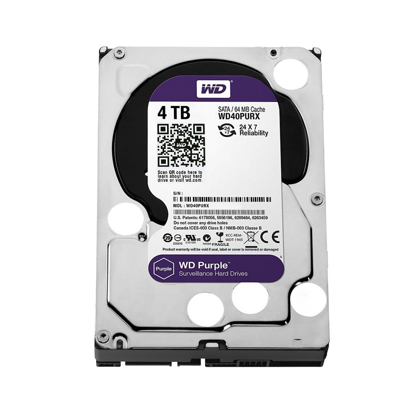 Ổ cứng gắn trong HDD WD 4Tb-PURZ - Hàng Chính Hãng