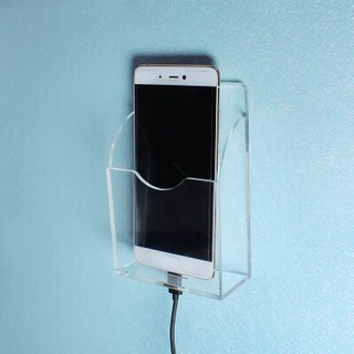 Hộp Mica treo tường đựng điện thoại, remote tivi, máy lạnh ( có lỗ ghim sach pin)- có tặng kèm đinh móc