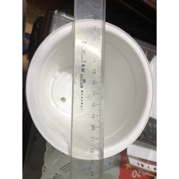 Chậu trồng cây cảnh, sen đá mini Size Tròn Miệng cữ 13 cm đáy cỡ 7.5 cm Ảnh thật