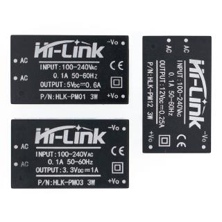 Mô đun chuyển đổi nguồn điện hlk-pm01 hlkm03 hlk -pm12 ac-dc 220v sang 5v/3.3v/12v
