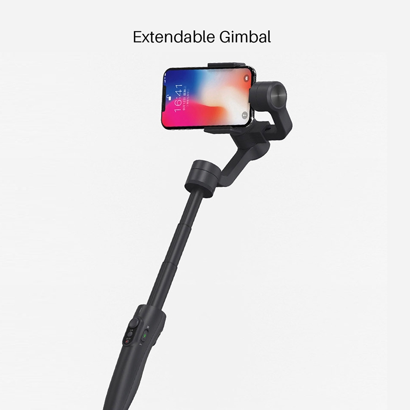 Feiyu Vimble 2s video ổn định Extendable cầm tay Điện thoại GoPro Gimbal cho iPhone X 8 GoPro Anh hùng 6 Xiaomi Yi