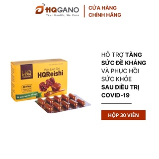 Hộp 30 Viên Nấm Linh Hỗ Trợ Tăng Cường Hệ Miễn Dịch, Phục Hồi Sức Khỏe,Thực Phẩm Bảo Vệ Sức Khỏe, Thực Phẩm Chức Năng