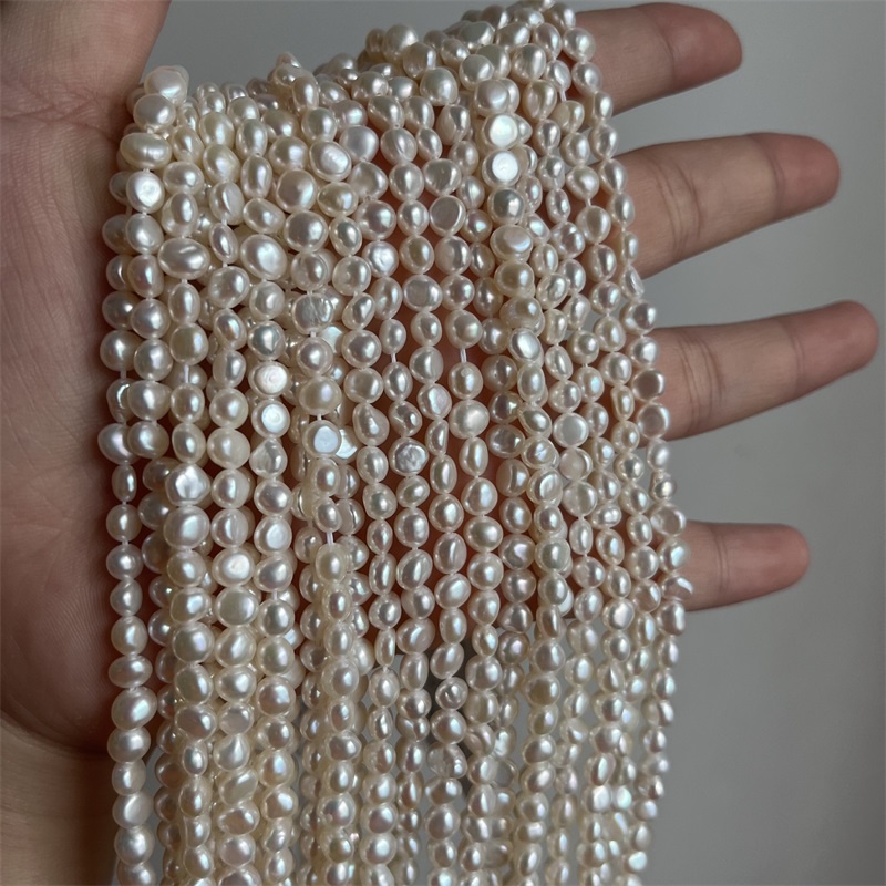 Chuỗi Hạt Ngọc Trai Tự Nhiên 4-5mm Màu Sắc