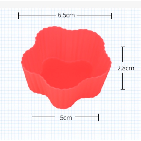 10 khuôn muffin Silicon