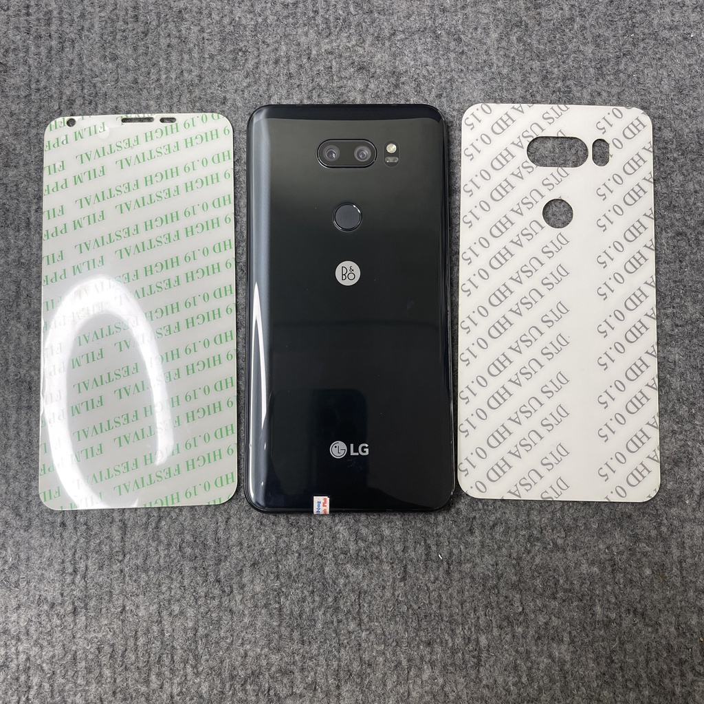 Dán màn hình lg g8 thinq, g5,g6, g7, v30, v40 miếng dán dẻo ppf DTS USA full màn cong, phục hồi vết xước , tặng kèm gạt