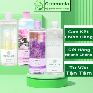 Derladie Toner Nước Hoa Hồng Cây Phỉ, Lavender, Rose Thích Hợp Mọi Loại Da [HÀNG CHÍNH HÃNG NHẬP KHẨU]