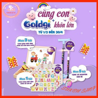 [MUA BỈM TẶNG QUÀ] [BỈM NỘI ĐỊA NHẬT - CHÍNH HÃNG] Bỉm Goldgi Quần/Dán NB M60/L48/XL44Mẫu Mới Cho Bé