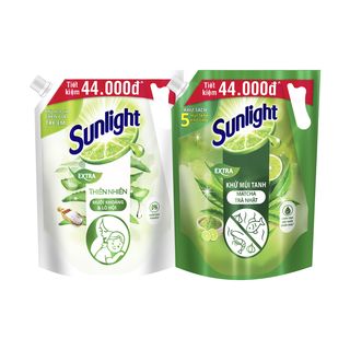 Nước Rửa Chén Bát Sunlight Thiên nhiên | Túi 3.4KG