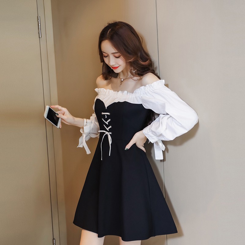 【Big Size Quảng Châu】 Đầm xòe quảng châu cao cấp D944