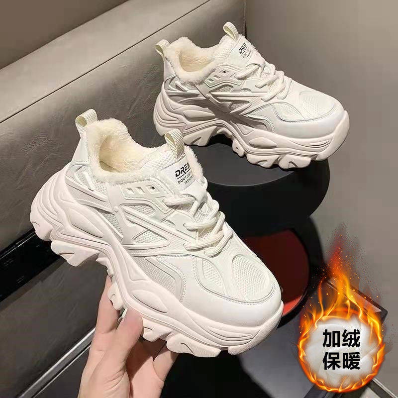 Dép nữ Giày Da Mềm Đế Dày Tăng Chiều Cao Thời Trang Mùa Thu Mới