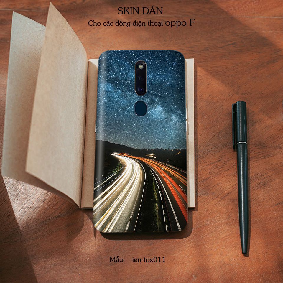 Miếng dán skin cho các dòng điện thoại Oppo F7 - F9 - F11 - F1Pro - F1s in hình đa dạng theo yêu cầu