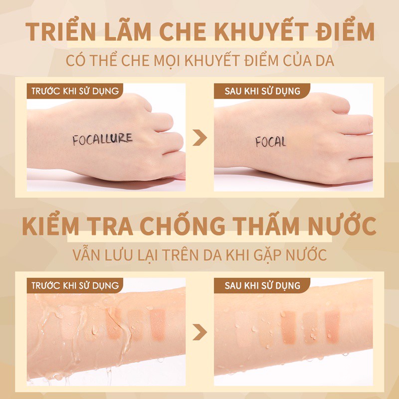 Bảng Che Khuyết Điểm 5 trong 1 Đa Năng FOCALLURE All In One Concealer Palette Nội Địa Trung | FA299