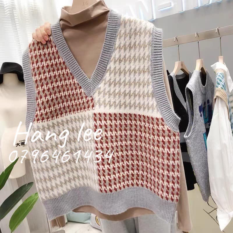 (SẴN) ÁO GILE LEN NỮ ĐẦU MÙA SIÊU XINH