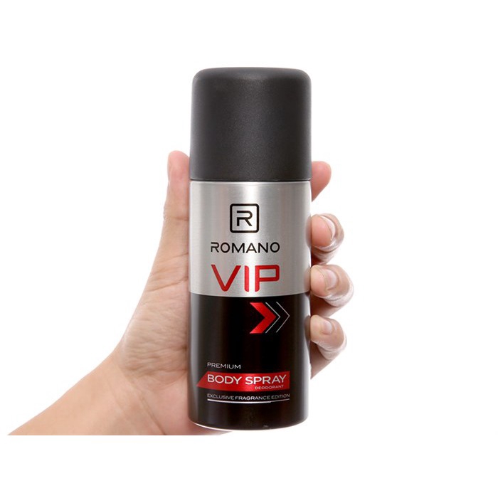 Xịt toàn thân nam cao cấp Romano Vip150ml