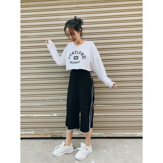 QUẦN LỬNG CULOTTES VIỀN TRẮNG
