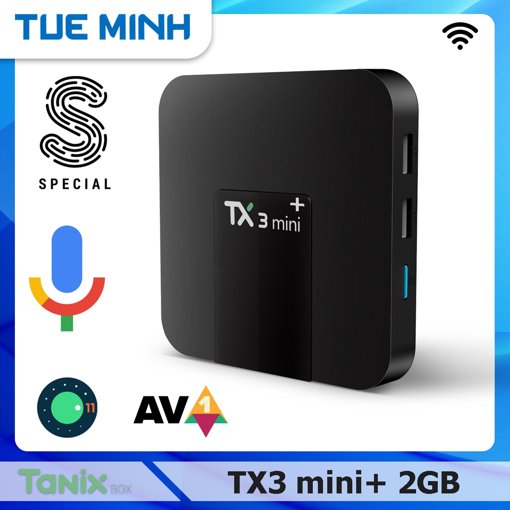 Android TV Box TX3 mini+ Special - Ram 2GB, Android 11, Single Wifi