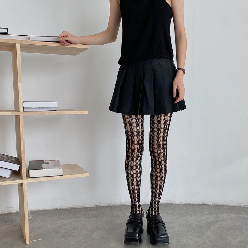 Youyo Quần Tất Lưới Xuyên Thấu Phong Cách Harajuku Quyến Rũ Dành Cho Nữ