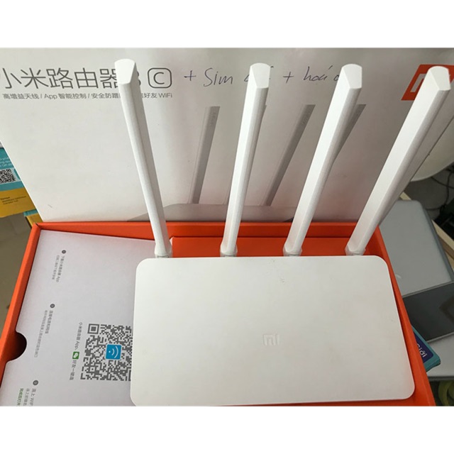 Bộ phát wifi Xiaomi Mi3C 300Mbps. Hỗ trợ Kích sóng wifi, Ngôn ngữ Tiếng Anh