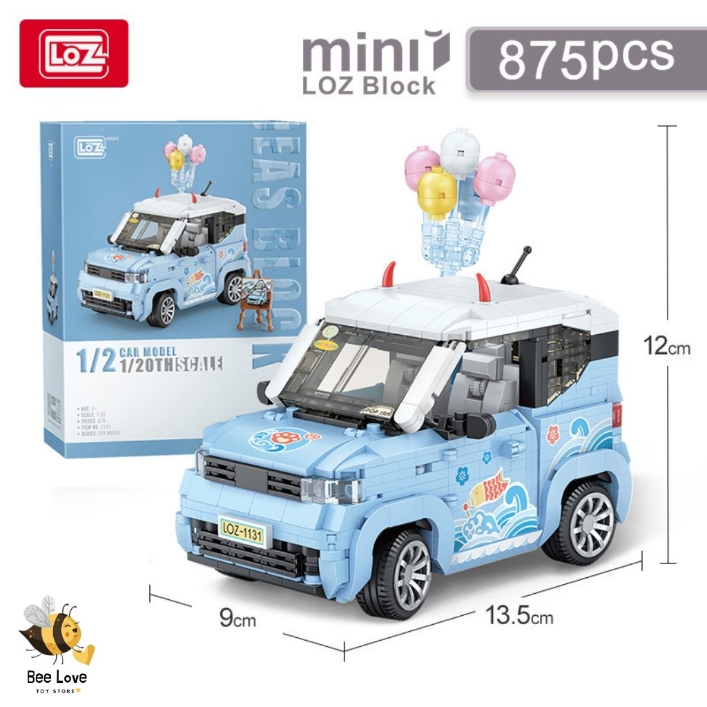 Đồ chơi lắp ráp cho bé Mô hình xe ô tô thời trang cho trẻ em thông minh sáng tạo