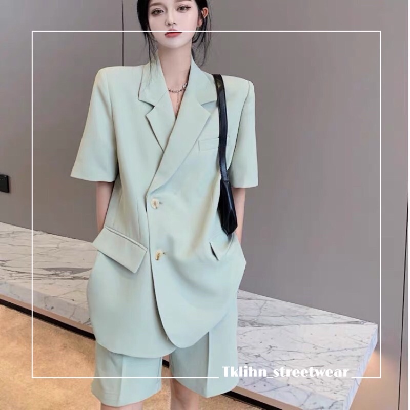 (SẴN) ULZZANG Set vest BLAZER ulzzang phong cách thanh lịch FASHIONITA 2021 KÈM ẢNH THẬT CUỐI