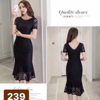 👗ĐẦM REN ĐUÔI CÁ SANG CHẢNH Đủ Size