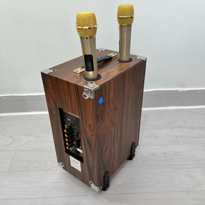 Loa kéo chính hãng BNIB, M8 bass 20 thùng gỗ cao cấp,tặng 2 mic không dây Karaoke đỉnh cao