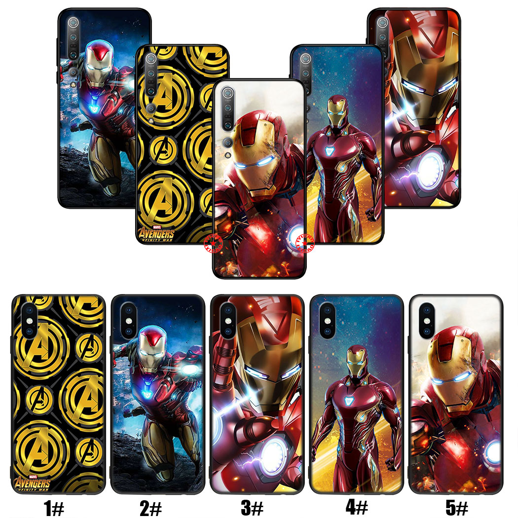 Ốp Điện Thoại Silicon Mềm Hình Eg39 Iron Man Cho Xiaomi Mi A3 A2 A1 5x 6x Redmi K30 K20 Pro Lite