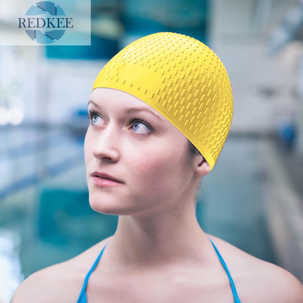 Mũ Bơi Silicone Bảo Vệ Tai Chống Thấm Nước Dành Cho Người Lớn