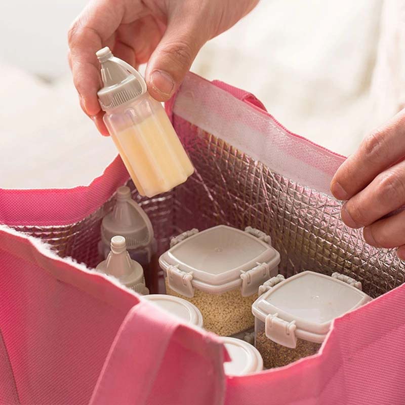 Set 4 Chai Nhựa Trong Suốt Đựng Gia Vị Tiện Lợi