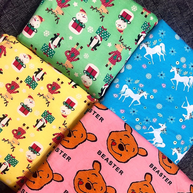 Thun cotton hoạt hình
