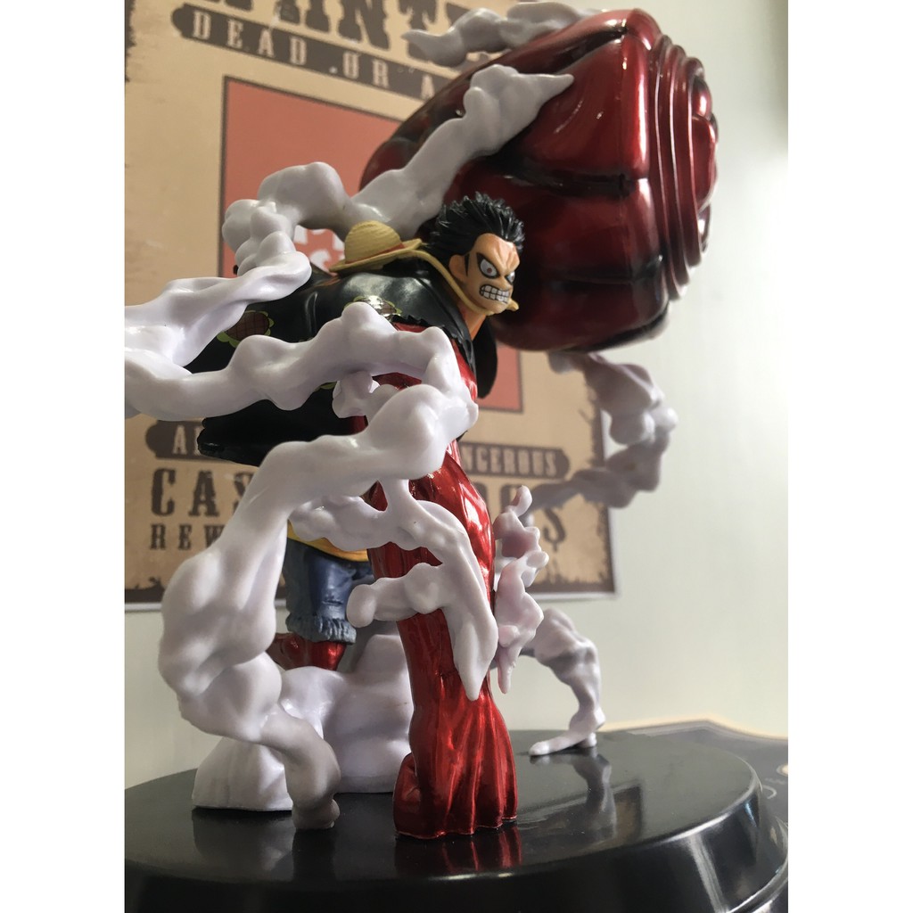 Mô Hình One Piece Luffy Gear 4 Giá Rẻ Mũ Rơm Figure Anime Manga Decor Trang Trí Bàn Học Bàn Làm Việc Phòng Ngủ MH06