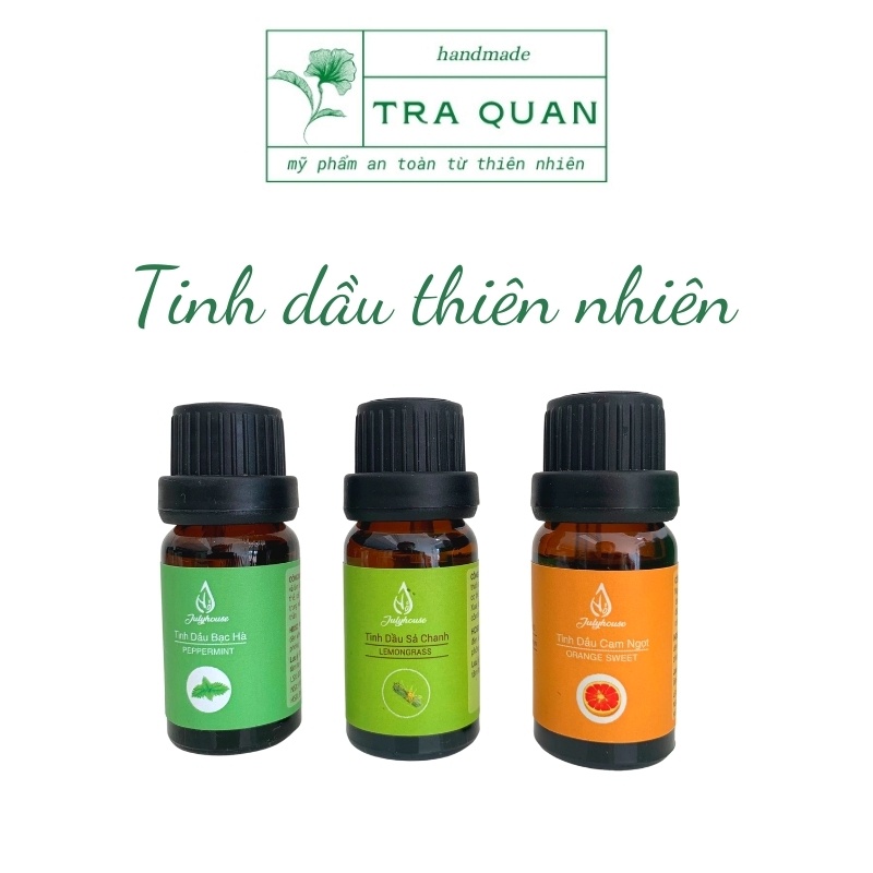 Tinh Dầu Bạc Hà July House Cao Cấp Nhập Khẩu Thiên Nhiên Nguyên Chất Trà Quán Lọ 10ml