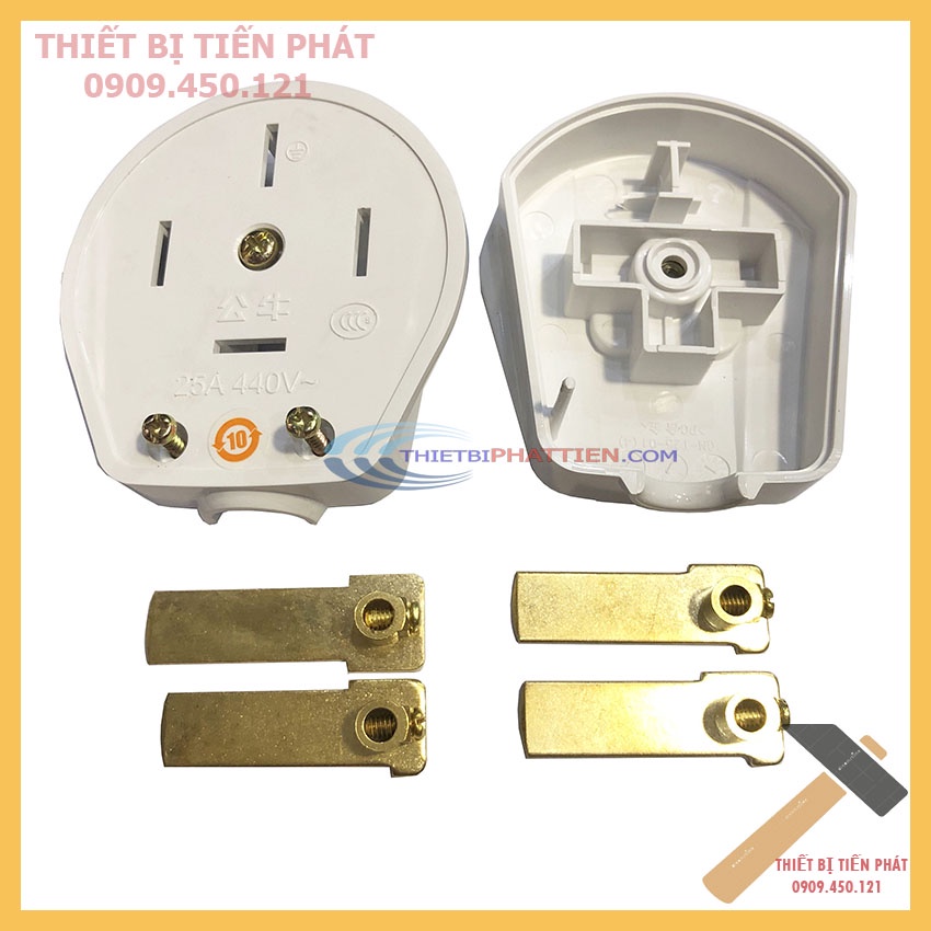 Phích Cắm Điện 4 Chân GN-T25 3 Pha 25A-440V