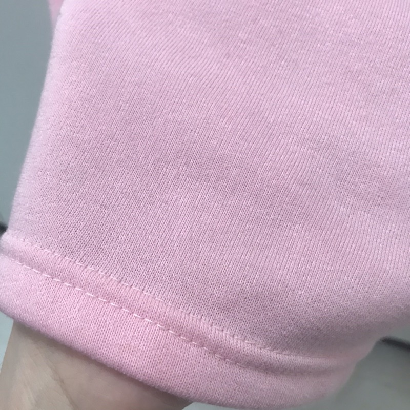 Hoodie Màu Hồng Baby Oversize