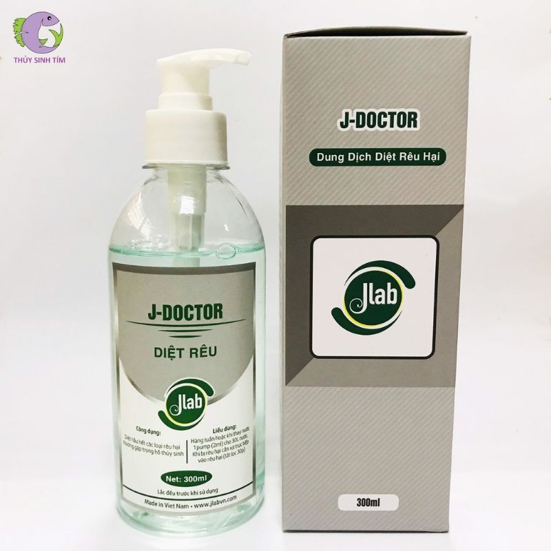 Jlab J-Doctor Diệt rêu hại hồ cá, hồ thủy sinh (chai 300ml)